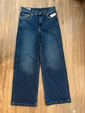 GAP High Rise Stride wide leg jeans